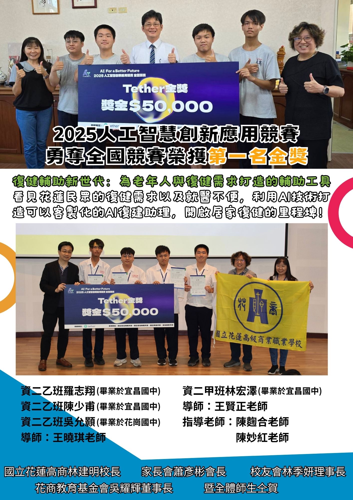 2025人工智慧創新應用競賽全國競賽第1名金獎